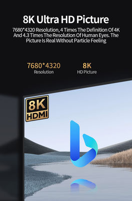 48Gpbps 8K60Hz 4K120Hz 8K HDMI 2.1 καλώδιο HDMI2.1 M έως M καλώδιο με PVC Jacket