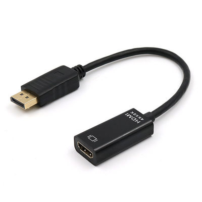 ABS Κοαξιακό Χρυσό επιχρισμένο Displayport αρσενικό DP προς HDMI καλώδιο προσαρμοστή για προβολέα