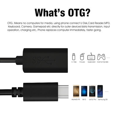3.5MM-6.0MM εξωτερικός διάμετρος προβολέας καλώδιο HDMI USB 3.1 τύπου C σε USB τύπου A
