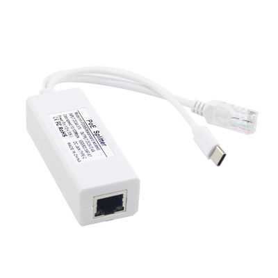 USB από 48 Volt POE Splitter σε 12V κάμερα 802.3af USB τύπου C Single Lan Port 1A 1.2A