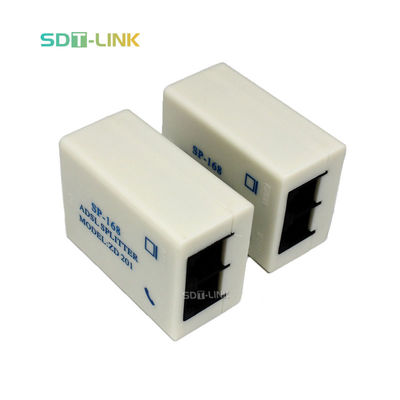 SP-168 ADSL RJ11 RJ45 Τηλεφωνικός ευρυζωνικός διαχωριστής 60 Watt Μέση ισχύς 4.4MHz εύρος ζώνης