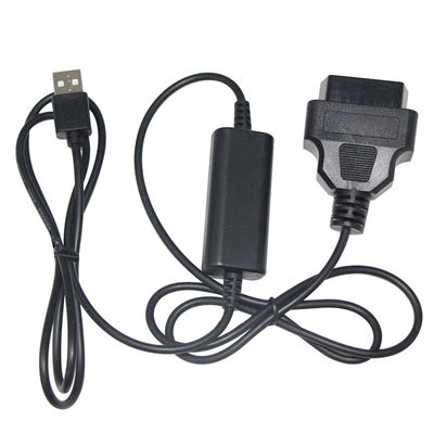 9-36v Custom Car Diagnostic Cable 28-24AWG DVR OBD2 16Pin σε USB A αρσενικό καλώδιο OBD Step Up