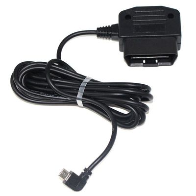 Αυτοκίνητα καλώδιο φόρτισης OBD 24 64Awg 5V/2A OBD2 16pin προς δεξιά γωνία Micro 5P διαγνωστικό εργαλείο