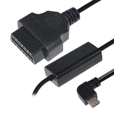 Σύνδεσμος καλωδίου Micro USB 24W για GPS DVR Camcorder Tablet E-dog Τηλέφωνο OBD II 16pin φορτιστή