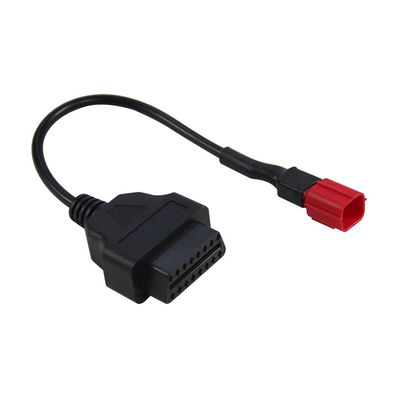 6 πιν Motorrad Bike Diagnosing OBD Adapter για Euro5 Αναλυτής κινητήρα 12V/24V μήκος 30cm