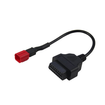 6 πιν Motorrad Bike Diagnosing OBD Adapter για Euro5 Αναλυτής κινητήρα 12V/24V μήκος 30cm