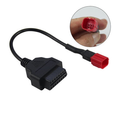 Μοτοσυκλέτα OBD1 προς OBD2 Δικαιούμενο μήκος καλωδίου προσαρμογής 6 πιν OBD διαγνωστικό καλώδιο