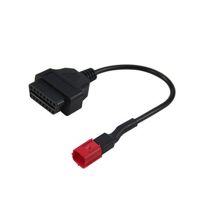 Μοτοσυκλέτα OBD1 προς OBD2 Δικαιούμενο μήκος καλωδίου προσαρμογής 6 πιν OBD διαγνωστικό καλώδιο