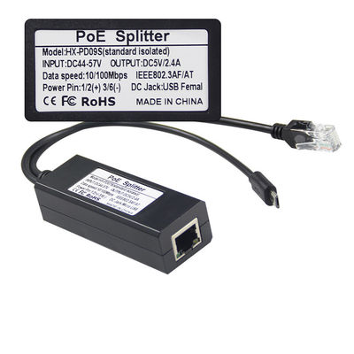 12v 2a τύπου C και LAN Port RJ 45 Συνδέστε USB Poe Splitter για ηλεκτρική ενέργεια μέσω Ethernet