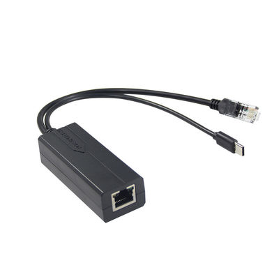12v 2a τύπου C και LAN Port RJ 45 Συνδέστε USB Poe Splitter για ηλεκτρική ενέργεια μέσω Ethernet