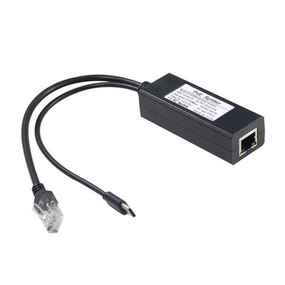 48V έως 5V 2.4A MAX POE Splitter USB-C 12W Private Mold NO Εισφορά 100-240V AC 50/60Hz