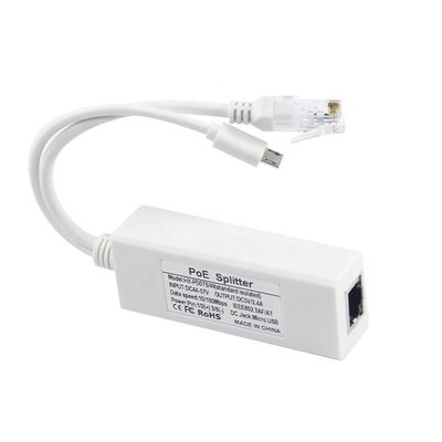 48V έως 12V PoE Splitter Injector Γρήγορη μετάδοση δεδομένων για κάμερα IP και τηλέφωνο