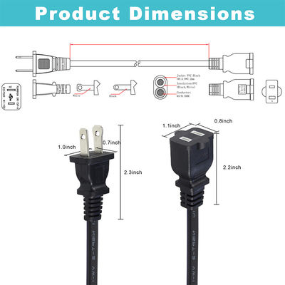 Ηλεκτρονικό καλώδιο επέκτασης CPU PDU με 2 άκρα από αρσενικό σε θηλυκό