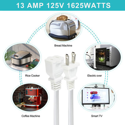 NEMA 1-15P σε NEMA 1-15R AC καλώδιο ισχύος 0,8M
