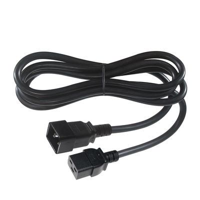 2Xc19 Plug 20A Heavy Duty Pdu 15A 250V 14 Awg σε C20 καλώδιο ηλεκτρικής ενέργειας
