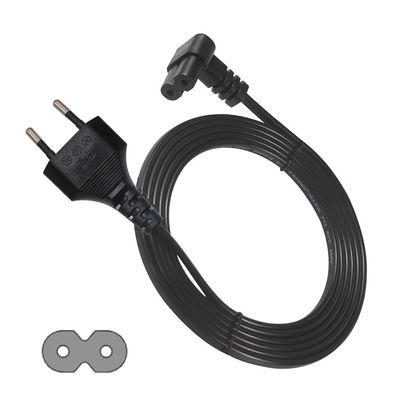 Ιταλία 2 Pin Ac Plug Ευρωπαϊκό καλώδιο C7 Συνδετήρας επέκταση Psu Laptop Power Cord Eu 2-PIN C7