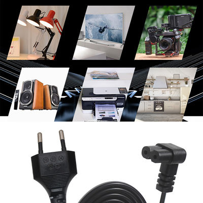 Ιταλία 2 Pin Ac Plug Ευρωπαϊκό καλώδιο C7 Συνδετήρας επέκταση Psu Laptop Power Cord Eu 2-PIN C7