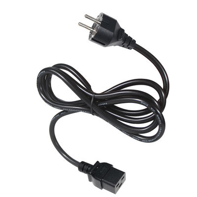Ηλεκτρονικό καλώδιο ΕΕ C19 PDU IEC Socket Strip με αποκολλημένα καλώδια και 240V 30A CEE Standard Plug