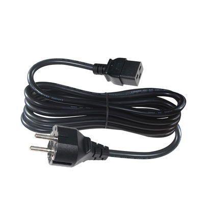 Ηλεκτρονικό καλώδιο ΕΕ C19 PDU IEC Socket Strip με αποκολλημένα καλώδια και 240V 30A CEE Standard Plug