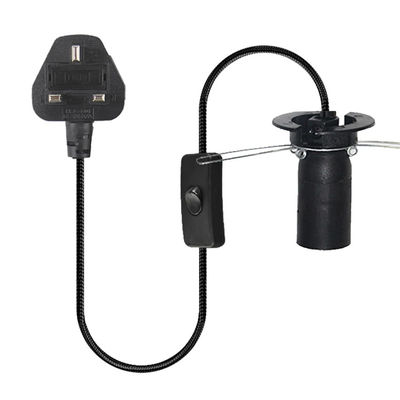Βρετανία 3Pin Plug για E14 E27 αλάτι λαμπτήρα καλώδιο ισχύος