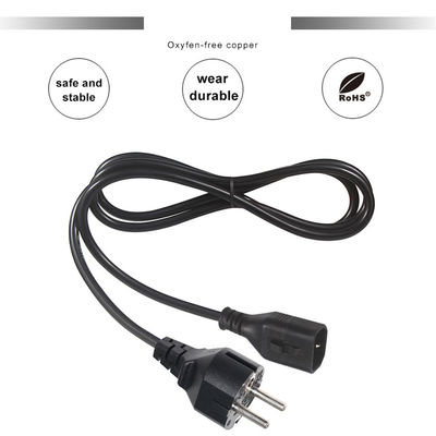 Eu 3Pin Schuko αρσενικό βύσμα Cee 77 PC Προμήθεια για το πίνακα ευθυγραμμιστή μαλλιών Mount Iec C14