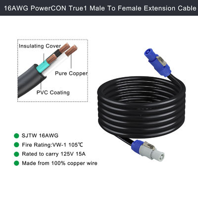 Επικεφαλής του ηλεκτρικού καλωδίου IP56 20A PowerCon