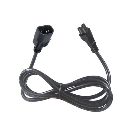 Καλώδιο τροφοδοσίας IEC C5 σε C14 1.8m 16AWG Μαύρο Καλώδιο Υπολογιστή