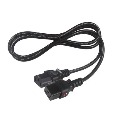 KUNCAN 14Awg 16A Σύρματος επεκτάσεως ευρωπαϊκής κλειδαριάς C19 έως C13