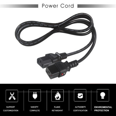 KUNCAN 14Awg 16A Σύρματος επεκτάσεως ευρωπαϊκής κλειδαριάς C19 έως C13