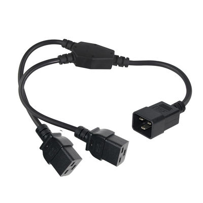 Καλώδιο διαχωριστή ρεύματος C20 σε Διπλό C19 Locking 250V 10A