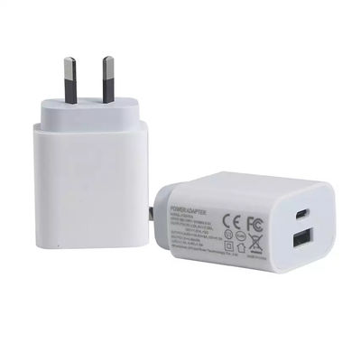 SAA USB-C Adapter 1A+1C Port QC2.0 Γρήγορη φόρτιση PD φορτιστή 20W