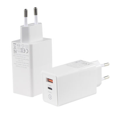 Λάπτοπ QC τύπου C Δύο φορτιστή PD 65W έξοδος 15V 3A για γρήγορη φόρτιση ταξιδιωτικό προσαρμογέα