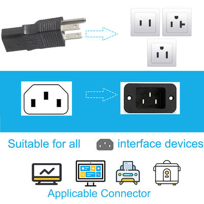 IEC320 C13 έως C14 PDU μετατροπέας Power Adapter UPS πρίζα προβολέας ανδρός προς θηλυκός μετατροπέας