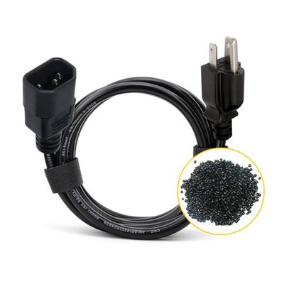 Διάταξη 515P έως C14 Διάταξη καλωδίων Ac 3 Pin Prong Sjt Svt 16Awg Pvc UsaIec καλώδιο ρεύματος