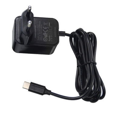 USB C 12V 3A EU Αναπροσαρμοστές ρεύματοςΣυμπληρωματικός μετασχηματιστής Παγκόσμιος 3A Αναπροσαρμοστής ρεύματος 12V Τεχνητήρας τοίχου EU 2Pin