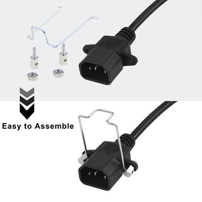 16Awg Nema 515R προς Iec320 Iec C14 Αμερική Plug PVC USA Καλώδιο ηλεκτρικής ενέργειας