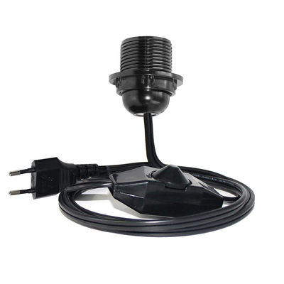 Μαύρο 0,75mm CEE7/16 Plug Eu Extension Power Cord E27 E 27 Κρεμαστήριος προβολέας