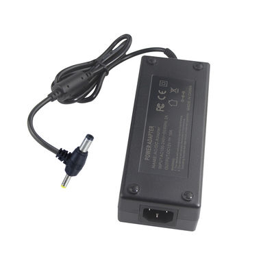 55X21mm 24V 2A Εναλλακτικός προσαρμογός Διπλής γωνίας DC πλέγμα τροφοδοσίας ηλεκτρικής ενέργειας Στυλ επιτραπέζιου υπολογιστή