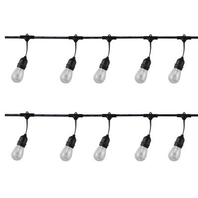 25FT 50FT 100FT G40 Globe LED String Lights Patio Lamp Cable Cord Για εξωτερικό πάρτι γάμου