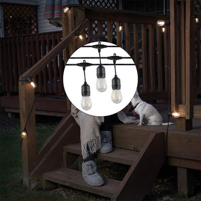 25FT 50FT 100FT G40 Globe LED String Lights Patio Lamp Cable Cord Για εξωτερικό πάρτι γάμου