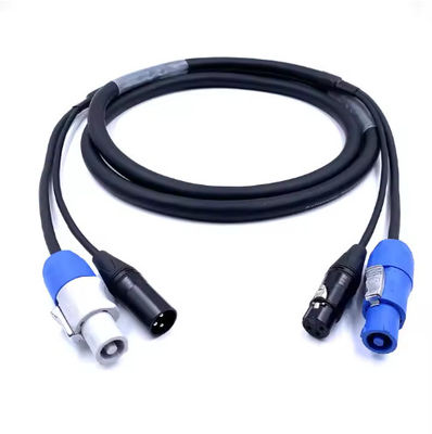 SAC3FCA προς SAC3FCB Professional Plus 3 Pin Powercon Dmx Combo Cable Combi Powercon