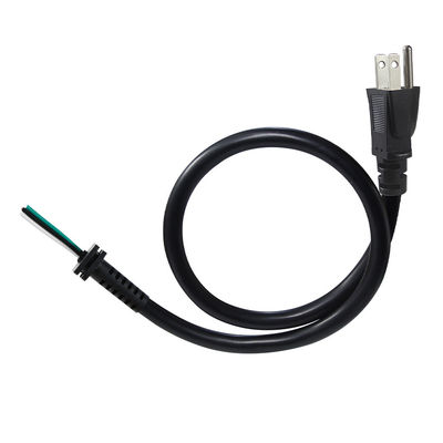 Καλώδιο τροφοδοσίας NEMA 5-15P σε SR 3-ακίδων 18-14AWG Μαύρο