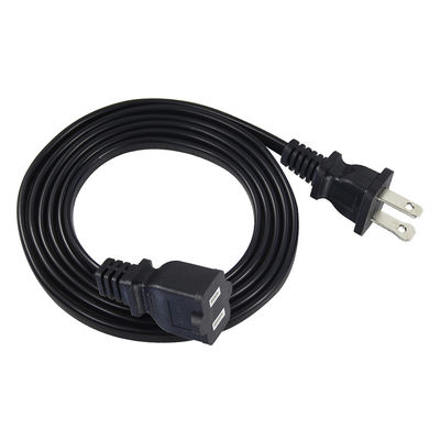 Νερό καλώδιο ισχύος αντικατάστασης 15A 125V NEMA 1-15P έως 1-15R καλώδιο επέκτασης για μικρά ηλεκτρονικά / φορητές συσκευές