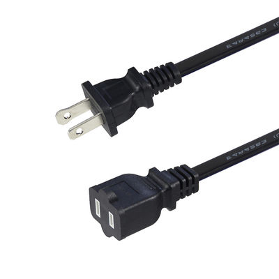 Νερό καλώδιο ισχύος αντικατάστασης 15A 125V NEMA 1-15P έως 1-15R καλώδιο επέκτασης για μικρά ηλεκτρονικά / φορητές συσκευές