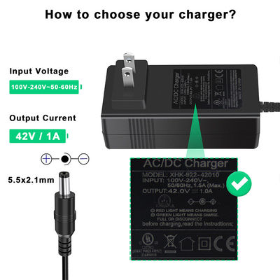 100-240V AC σε DC 12V/24V ταχεία φόρτιση Scooter προσαρμογέα με προστασία από υπερφόρτωση για ηλεκτρικά scooters / E-Bikes / συσκευές κινητικότητας