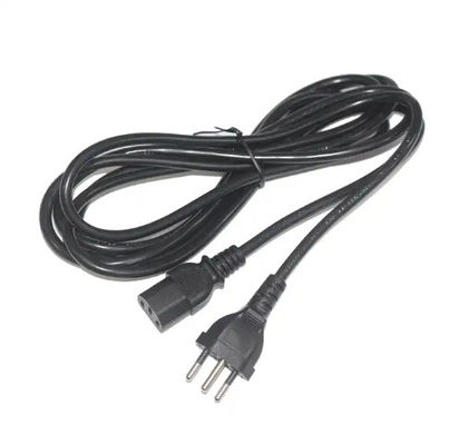 Ελβετικό καλώδιο ισχύος από SEV έως C13 1.2M Μαύρο PVC συμβατό με το RoHS