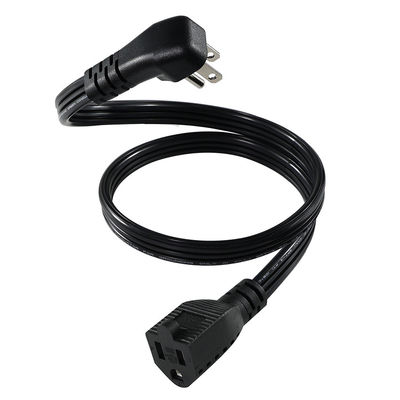 14 AWG SPT-3 Flat Wire Power Cord NEMA 5-15P έως 5-15R Straight Blade Plug 15A 125V Ευέλικτο καλώδιο για βιομηχανική / οικιακή χρήση
