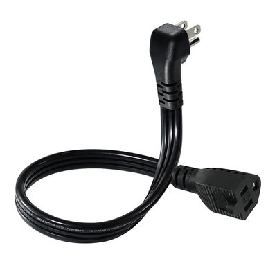 14 AWG SPT-3 Flat Wire Power Cord NEMA 5-15P έως 5-15R Straight Blade Plug 15A 125V Ευέλικτο καλώδιο για βιομηχανική / οικιακή χρήση