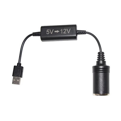 Καλώδιο αντάπτορα αυτοκινήτου USB 5V σε 12V με υποδοχή αναπτήρα