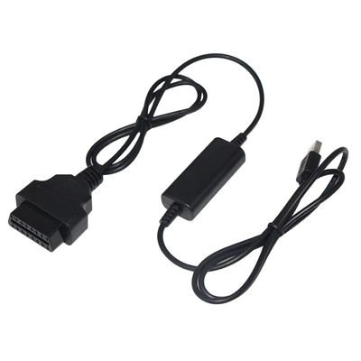 Καλώδιο αναβάθμισης τάσης USB προς OBD 5V έως 12V Μετατροπέας Step Up για συστήματα φόρτισης οχημάτων με προστασία από βραχυκύκλωμα (Εισόδου 5V Έξοδος 12V)
